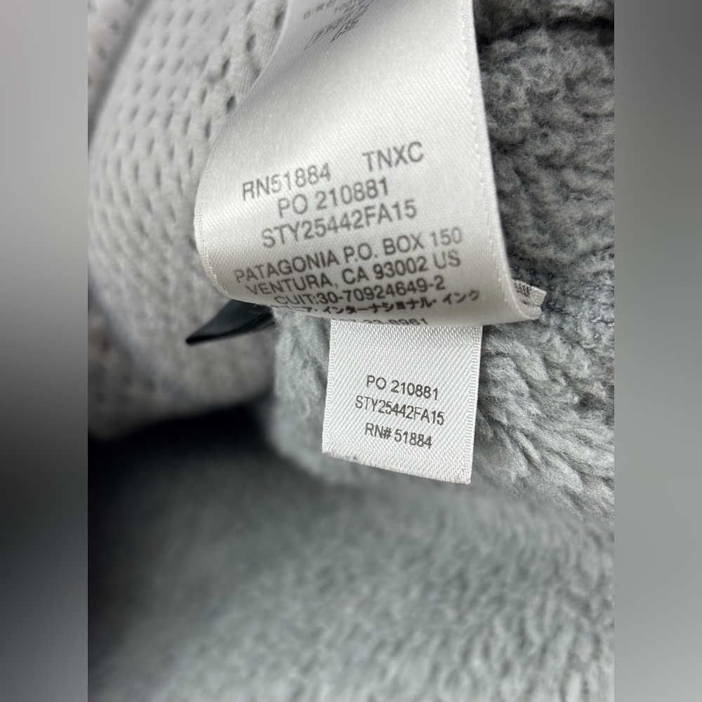 Patagonia | Re-Tool Snap-T Fleece Pullover | Tailored Grey/Purple | Size Medium - Picture 7 of 9